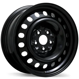 Fast Wheels – Steel / Acier – Black – 17″x7″ 42mm – All weather Wheels – ES65-1770-65BN+42R641
